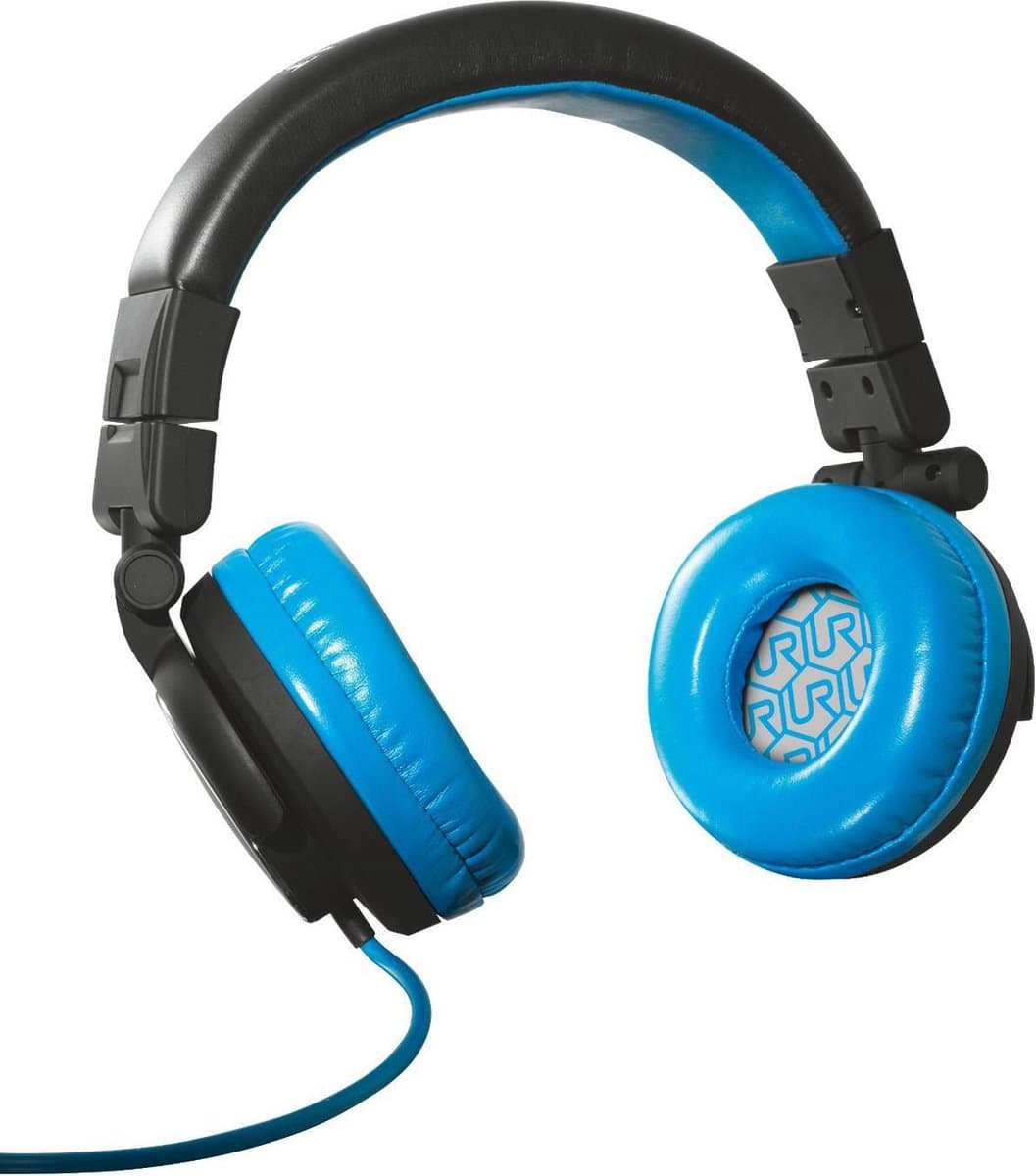 Trust Urban Rimix - Over-ear Koptelefoon - Zwart/Blauw — afbeelding 1