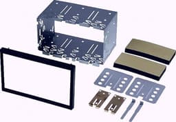inbouw frame voor 2 din autoradio universeel bracket — thumbnail 2