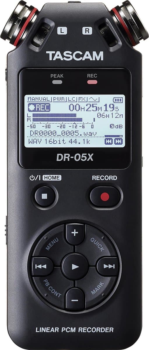 Tascam DR-05X Draagbare Audio Recorder & USB Audio Interface — afbeelding 1