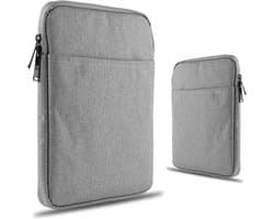 DrPhone S02 7-8 inch E-Reader Soft Sleeve Beschermhoes - Draagtas hoes - Tablet hoes - Cover - Geschikt voor o.a Tablet/ E-Reader - Zilver
