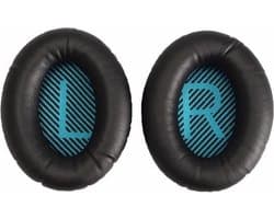 Jumalu Luxe Lederen Oorkussens Blauw – Vervangende Earpads voor BOSE QuietComfort QC15 QC25 QC35 QC2 AE2 AE2i – Memory Foam