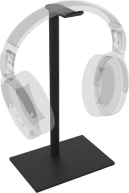 Cavus HSB Square Design Standaard voor Hoofdtelefoon - Koptelefoon Houder Trendy Zwart Staal - Rechthoekig — thumbnail 1