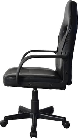 Bureaustoel Thomas junior - gamestoel racing gaming stijl - hoogte verstelbaar - zwart — thumbnail 2