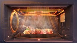 Samsung MC35R8058CC/EN - Combi-magnetron - Zwart - PowerGrill Duo - Airfry - Gemakkelijk schoon te houden — thumbnail 5