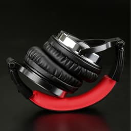 OneOdio Studio Dj Headphone Pro 10 - Over-ear Koptelefoon - Hoofdtelefoon - DJ set - Kop Telefoon - Professionele Koptelefoon - Muziek Studio - DJ Set Mengpaneel - DJ Headphones (Rood) — thumbnail 2