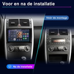 Junsun Android 15 Autoradio Geschikt voor Mercedes-Benz A/B-klasse W169 W245 -Draadloze CarPlay & Andriod Auto - GPS-navigatiesysteem - Bluetooth - WiFi - 9 inch touchscreen - RDS - USB - SWC — thumbnail 1