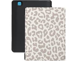 Lunso Geschikt voor Kobo Aura H20 Edition 2 hoesje (6.8 inch) - Vegan Saffiano Leren Sleep Cover - Calm Serengeti - (niet voor de Kobo Aura edition 2)