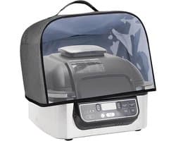 Airfryer accessoires - Stofhoes Geschikt voor Ninja Foodi Grill AG301 AG302 AG400 Airfryer - Waterdichte - transparante stofhoes met opbergvakken - 34*35.5*25cm - Broodroosterhoes - duurzaam - Oxford-stof - voor huishoudelijk gebruik
