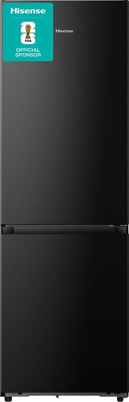 Hisense RB3K330SAFC vrijstaande koel-vriescombinatie - inhoud 330 liter - No Frost - LED-verlichting - zwart — thumbnail 1