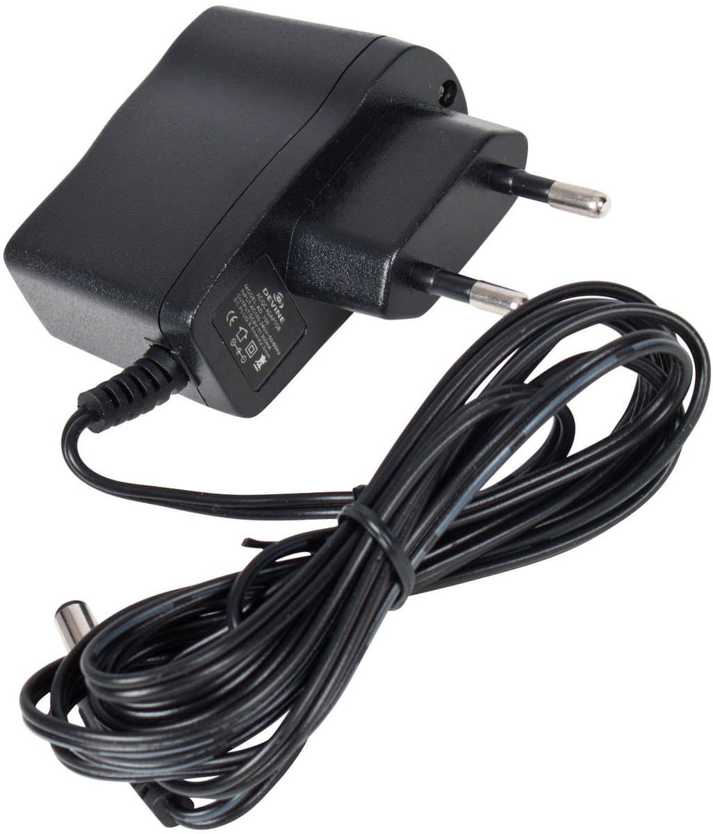 Stroomadapter 9V DC voor gitaarpedalen - Devine AD 100 - Multikleur — afbeelding 1