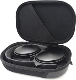 Koptelefoon Case - Harde Beschermhoes - Hardcase voor QC15/QC35/QC25/QC45/QC45SE/QC SE - Voor de meeste merken/Bluetooth/HIFI/bedrade hoofdtelefoon/Gaming - Draagtas voor Draadloze Noise-Canceling Koptelefoon met Kabelopslag - 21.5x14.5x4.5cm — thumbnail 3