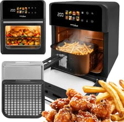 GreenBlue GB950 - AIR FRYER - Vetvrije friteuse - 1800 W - 10 l - 8 programma’s - Accessoires - Timer — thumbnail 1