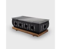 Konro Grill - Aluminium 36 x 18 cm - Japanse Barbecue - Hibachi BBQ - Japanse stijl aluminiumlegering BBQ-grill