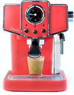 Thuys - Espressomachine - Koffiezetapparaat - Koffiemachines - Rood — thumbnail 4