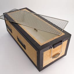 Konro Grill – Diatomite Japanse BBQ – 54 x 23 x 20 cm – Hibachi Barbecue – Made in Japan — thumbnail 3