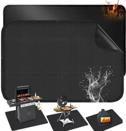 2x Hittebestendige Beschermingsmatten – 60x40 cm – Antislip Onderzetters voor Airfryer, Oven, Koffiemachine & Magnetron – Zware Keukenmatten voor Aanrechtapparaten — thumbnail 3