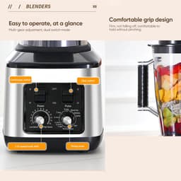 Keukenmachine - 3-in-1 - 9500W - 8 Messen - 4 Messen — thumbnail 3