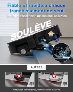 ECOVACS X11 PRO OMNI - Robotstofzuiger en dweil met blaasfunctie - 19500 Pa - Ultrasnelle PowerBoost - OZMO Roller 2.0 - ZeroTangle 3.0 — thumbnail 5