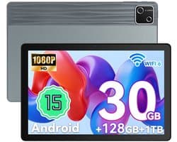 Hotlight G13 - Android 15 Tablet - 10.1 inch - 30(6+24)GB RAM/128GB ROM– 6200mAh - WiFi 6- 5MP+8MP Camera - Grijs