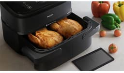 Philips 1000 Series Dual Basket Airfryer - NA150/00 - Dubbele Mand - Flexible Basket - 7.1L - Tot 5 Personen — thumbnail 10