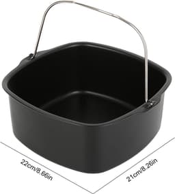 Vierkante Bakvorm voor Heteluchtfriteuse met Antiaanbaklaag — thumbnail 6