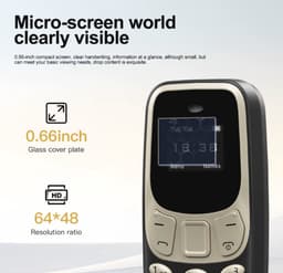 medj-mini gsm-mini mobiele telefoon-4g — thumbnail 5