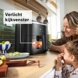 Bosch MAF671B0 Airfryer XXL - Serie 6 - 7,2L - Shake alarm - Kijkvenster - Warmhoudfunctie - 7 programma's - Tot 5 personen - Zwart — thumbnail 13