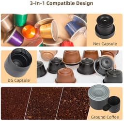 Jurrys Draagbare Espresso Machine – Portable Koffiezetapparaat – Handmatige – Ideaal voor Reizen & Kamperen – Compact — thumbnail 2
