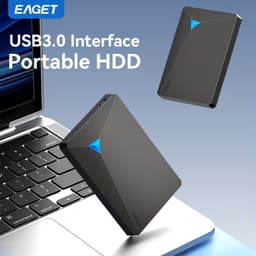 HDD-250GB-Eaget-Externe harde schijf-2,5 inch — thumbnail 1