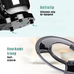REN® Mixer met mengkom - Mixer - Mixer met mengkom keukenmachine - Zwart -‎39x 24x 31cm ; 5.85 kg — thumbnail 2