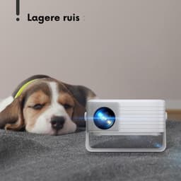 Aurixi® Mini beamers - Projector - Mini beamer - Wit - 14cm x 11cm x 6cm — thumbnail 3