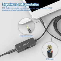 3.5mm Verlengkabel met Volumeregeling - 1/8 Inch Hoofdtelefoon Speaker Kabel met In-Line Volumeregelaar (1.2M) — thumbnail 4