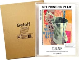 Flexibele Gel Drukplaat A5 voor Monoprinting en Prentkunst — thumbnail 1