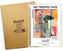 Flexibele Gel Drukplaat A5 voor Monoprinting en Prentkunst