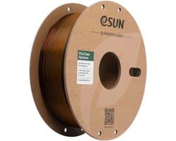 eSun PLA-Clear Rainbow Doorschijnend oranje grijs / Transculant orange grey 1 kg - 1.75mm - 3D printer filament