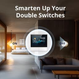 Slimme WiFi Wandpaneel Schakelaar met Thermostaat Functie - 2 Groepen — thumbnail 5