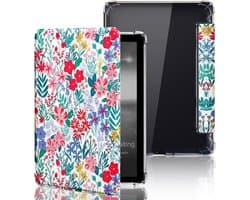 Transparante TPU en PU Leren Cover voor 7" Kindle Paperwhite 12e Generatie 2024 & Signature Editie met Auto Wake/Sleep