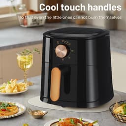 Airfryer 4 Liter met Timer en Hoge Wattage voor Gezonde Frituur en Grillen — thumbnail 5