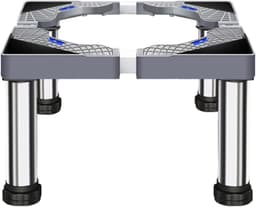 Sokkel onderstel voor wasmachine en droger - verstelbaar - belastbaar tot 661 lbs - standaard hoogte - wasmachinestandaard - in hoogte verstelbaar - wasmachineverhoger — thumbnail 1
