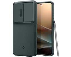 Spigen Optik Armor Camera Slider geschikt voor Samsung Galaxy S26 Ultra - Abyss Green — afbeelding 1