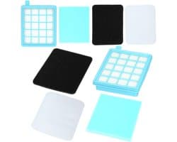 2x HEPA Filter Set Geschikt voor Philips PowerPro Compact & Active - Vervanging FC8058/01 - Voor o.a. FC8470 FC8630 FC9320 FC9530 - 4-delige Set
