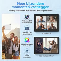 Hotlight A10RPO-15 Tablet - Android 15 tablet met oplaadbaar stereoluidspreker - 24GB RAM+64GB ROM - 10.1 inch - 5000mAh - AI-Slim Digitaal Fotolijstje & Klokmodus — thumbnail 4