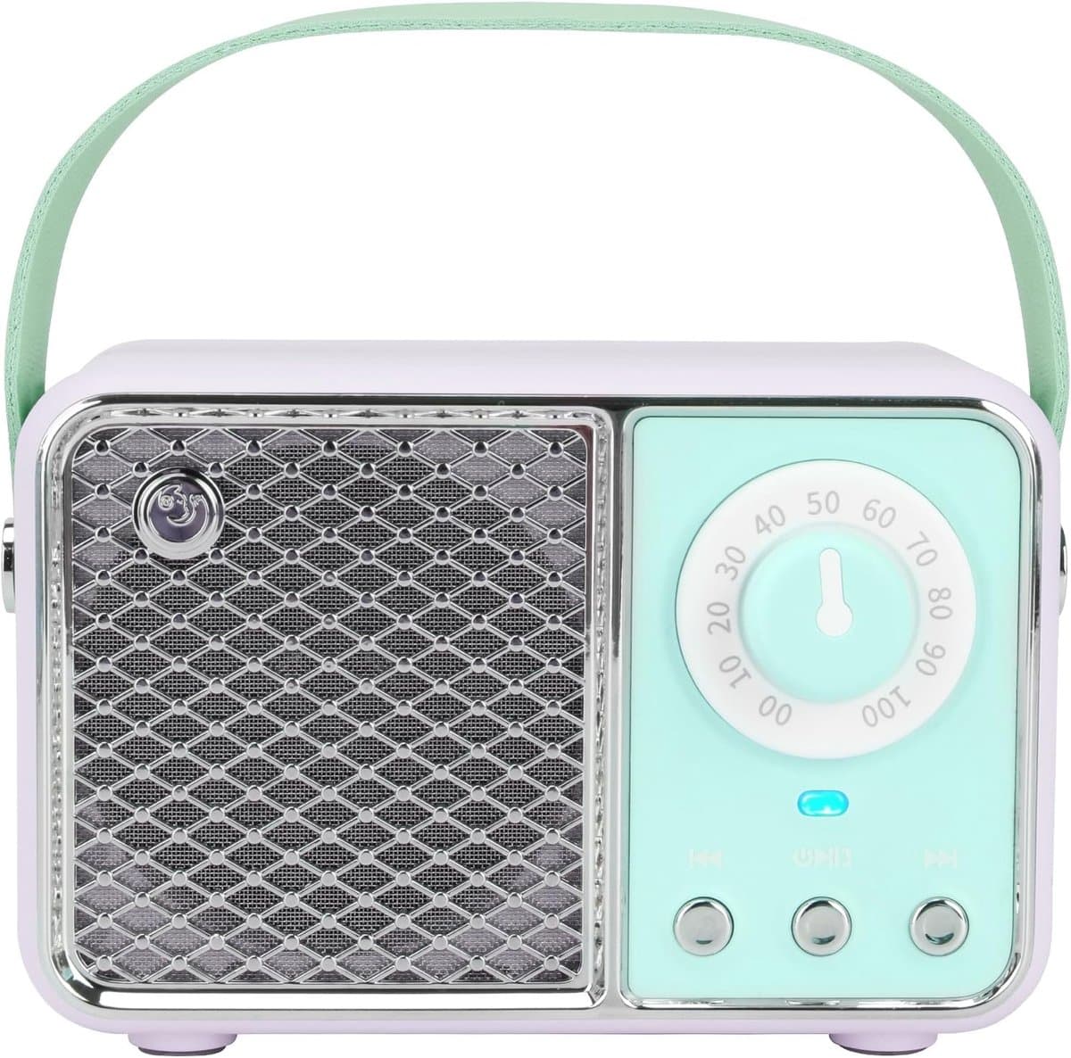 Retro Bluetooth- Vintage Bluetooth Speaker - Mini Retro Design With Stereo Bass Enhancement-Blauw — afbeelding 1