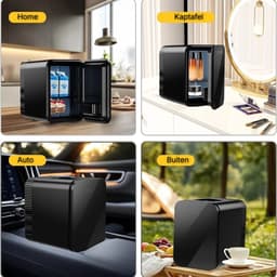 Mini koelkast 4L - Eten & drinken - Organizer - Koel & warm - Auto koelkast - Compact - Zwart — thumbnail 3