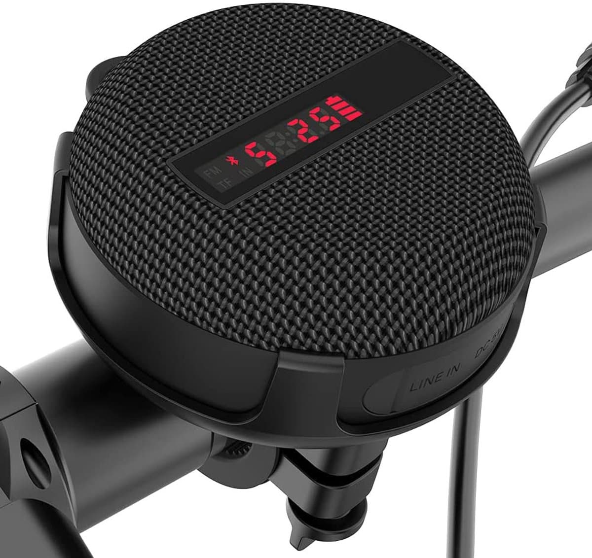 Oneay Waterbestendige draagbare Bluetooth fietsluidspreker – Met microfoon en batterijindicator – Geschikt voor fietsen, wandelen en buitengebruik — afbeelding 1