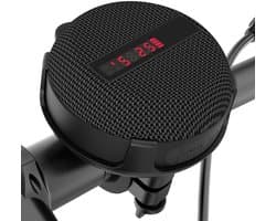 Oneay Bluetooth fietsluidspreker, draagbare fietsluidspreker, batterij-indicator en ingebouwde microfoon, water- en stofbestendig voor fietsen, douchen, strand en wandelen