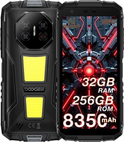 DOOGEE Fire 3 Max Robuuste Smartphone - Gemini AI- 32 GB RAM - 256 GB ROM - 8350 mAh - 5,5 inch - Android 15 - IP68/IP69K Outdoor telefoon - Widevine L1 - OTG - NFC - Zwart — thumbnail 1
