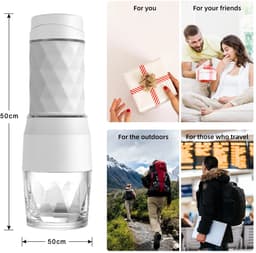 Mosh Stories Draagbare Koffie Maker – Handmatige Espressomaker - Portable Koffiezetapparaat – 3-in-1 – Camping, Reizen & Outdoor — thumbnail 3