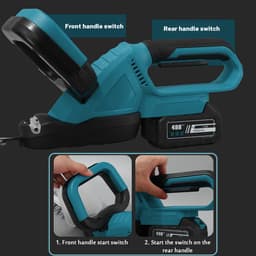 Elektrische Heggenschaar - 2000W - 15000 RPM - Tuin - Makita 18V Accu — thumbnail 2