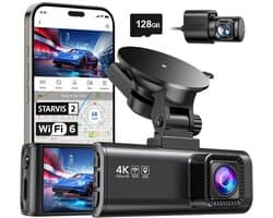 RONN® Dashcam Voor en Achter - Dashcam - Dashcam Voor Auto - Zwart - 10cm x 4cm x 2cm